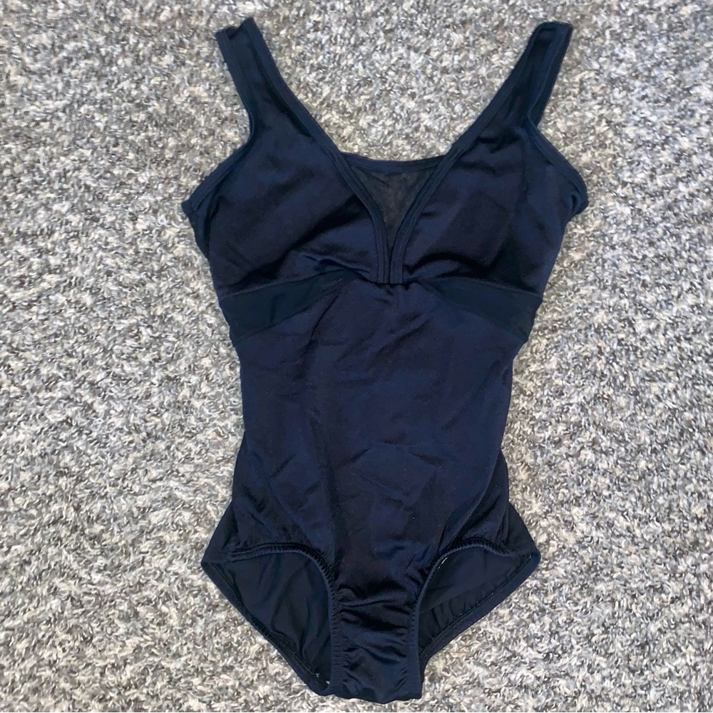 🩰 Mesh V-Neck Low Back Leotard for Ballet Class Dance Photoshoot 🩰